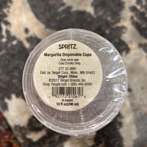 19 four packs of disposable margarita cups - unopened